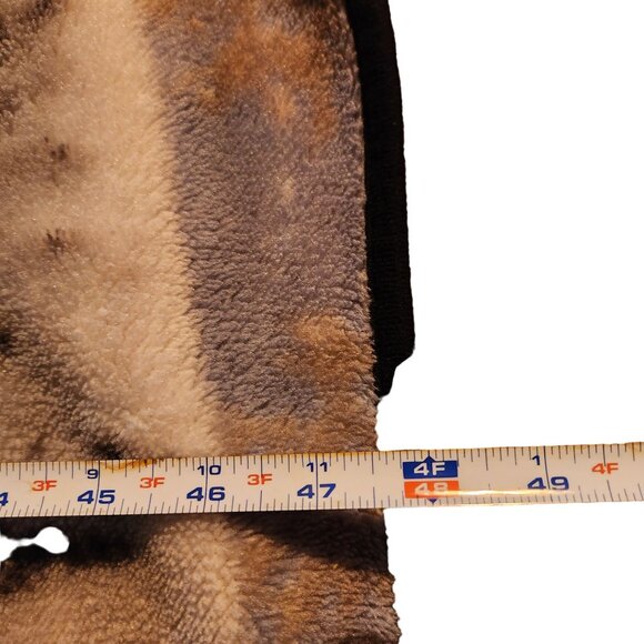 Vintage Al Agnew Deer Print Fleece Throw Blanket - Picture 2 of 5